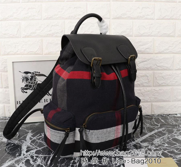 BURBERRY巴寶莉 新款 The Rucksack 軍旅背包 柔軟休閒雙肩包 391223  Bhq1123